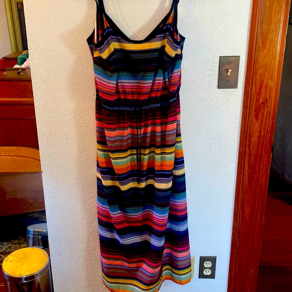 Athleta maxi dress multicolored